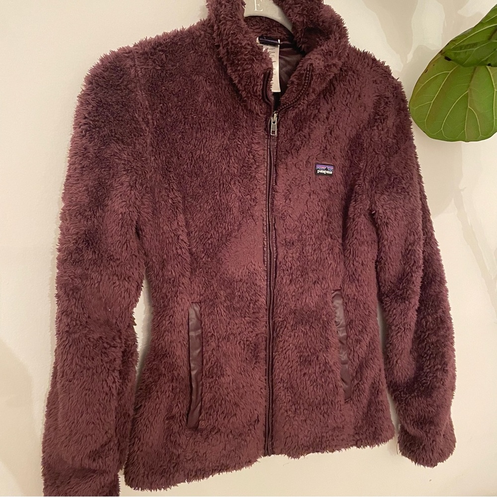 PATAGONIA | Los Gatos Fleece Full Zip Jacket Dark Purple Women’s Size XSmall - Picture 2 of 7